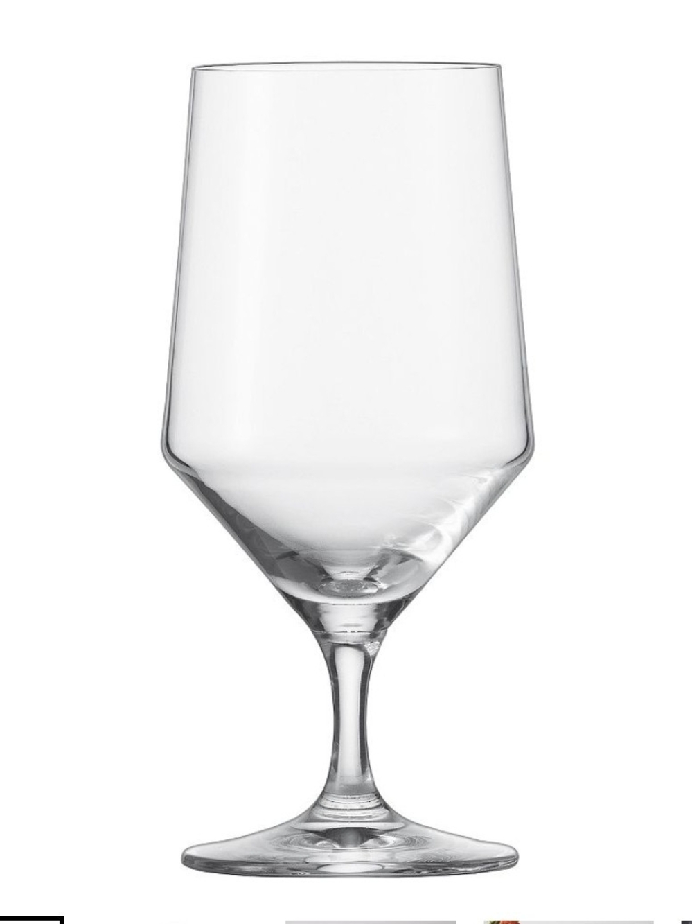 ZWIESEL GLAS Pure Water Goblets - Set of 5. Lead Free. Break Resistant
